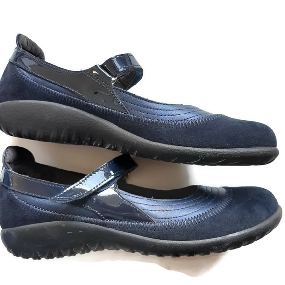 naot navy shoes